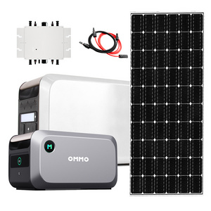 Balcony Use Portable Solar Generator Panel Sets 1200w Power Station with 600w Inverter