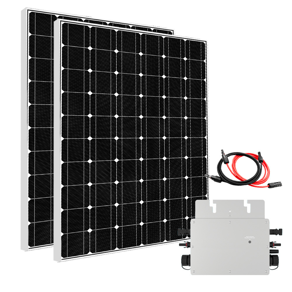 800W Multipurpose Home Solar Energy System Balcony Power Plant for Austria and Germany Solar Panels for Residential Use