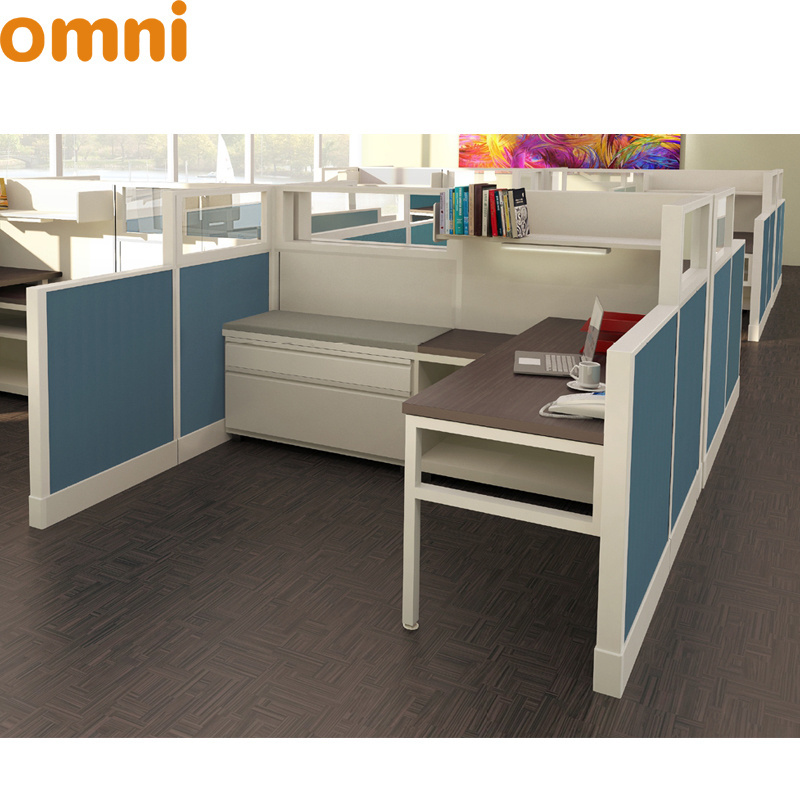 Modular Full High Aluminium Frame Sound Proof Single Seat Eco-friendly Material Aluminum Office Cubicle Partition