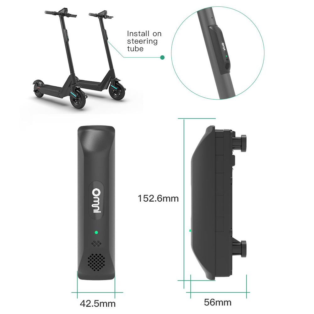 Omni CAN Communication GPS Dual-frequency IOT Device Smart Rental Ride 4G Qualcomm Chip Sharing Electric Scooter IOT Module