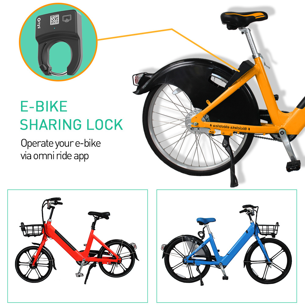 Ring Type Totally Enclosed Waterproof 4g Public CycleLocks Shared Bicycle Rental System City Bike Sharing Smart Lock