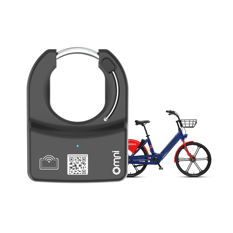 QR Code BLE Smart Rental Public Bicycle Locks GPS Anti Theft Alarm Cycle Wheel Bike Sharing Lock