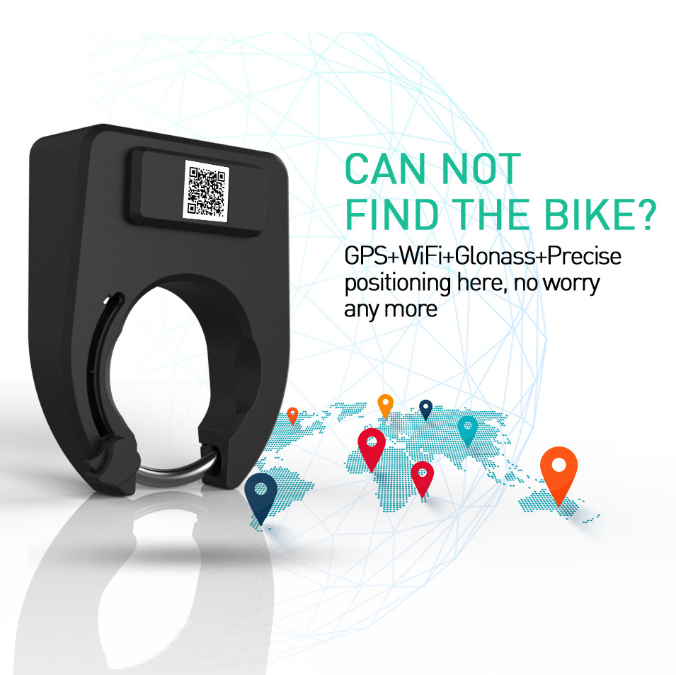 Omni Public Ride System Bicycle Electric Share Ebike Solution Candado Inteligente Bicicleta mart Qr Code Bike Sharing Lock