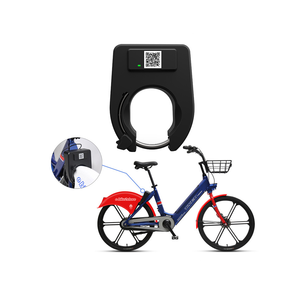 OM092301 Rental Software And App Bicycle GPS Iot Cycle Locks Tracking Smart Lock For Sharing Business BLE 2G/4G Controlled