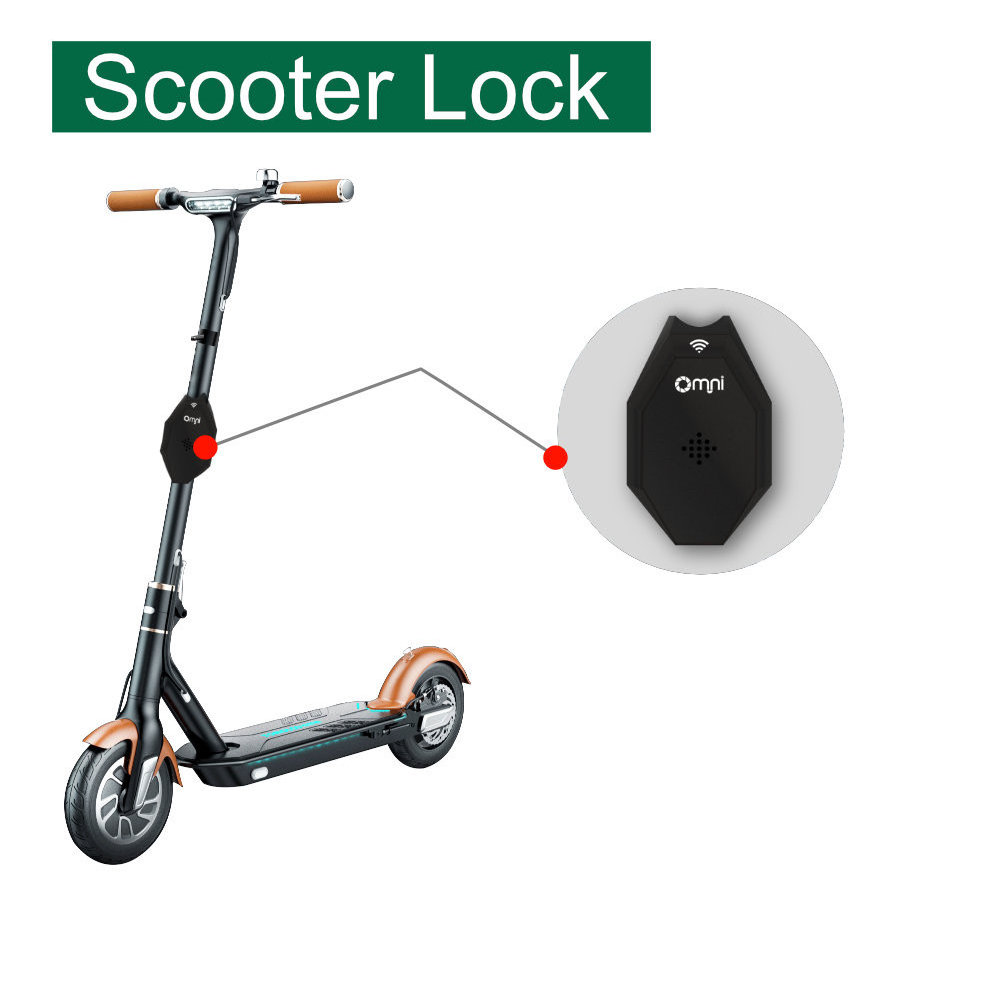 GPS sharing electric scooter smart lock for scan to ride with APP function