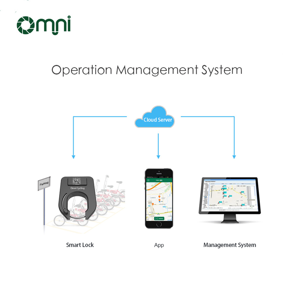 alloy zinc sharing smart cycle lock features mobile app remote and bike sharing system software
