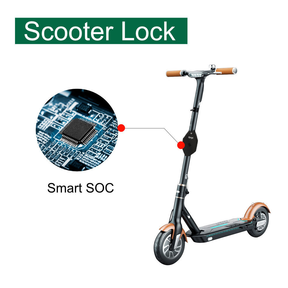 GPS sharing electric scooter smart lock for scan to ride with APP function