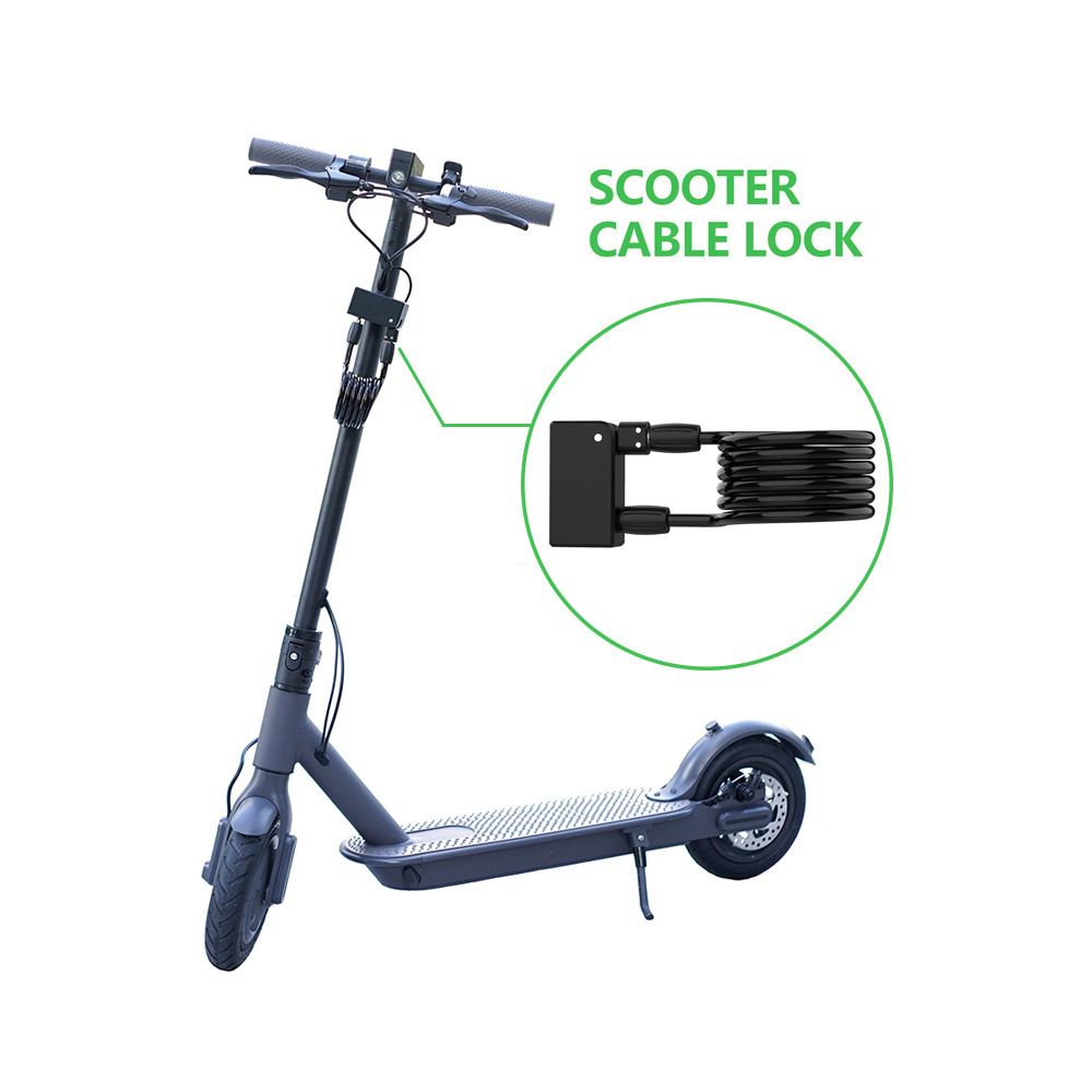 Scooter Iot Connectable APP Motorcycle Helmet Retractable Station One-button Sharing Scooter Use Electronic Cable Lock