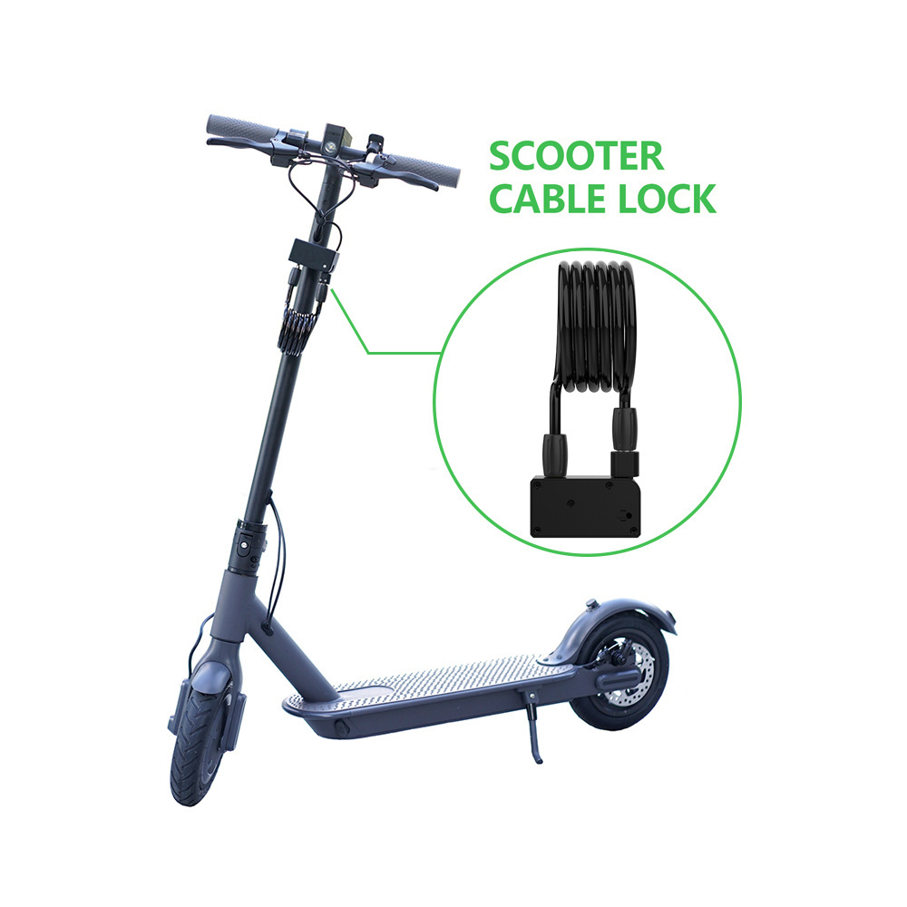 Omni Security Scooter Cable Lock Rechargeable Waterproof Steel Cable Lock