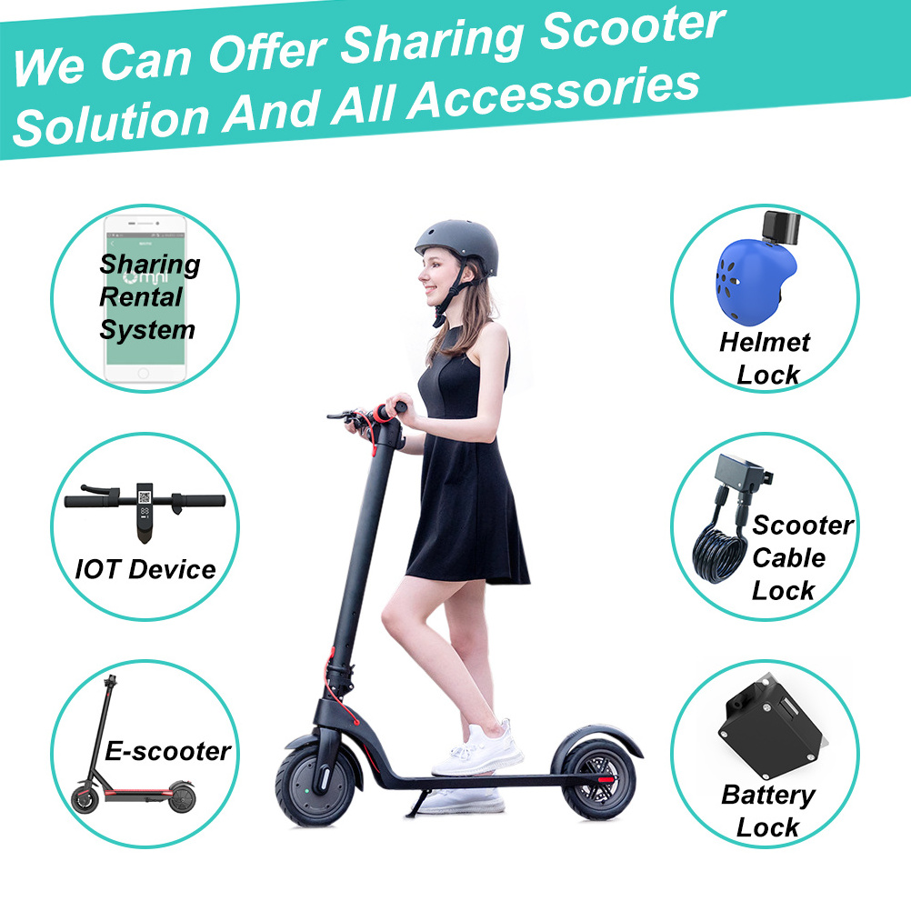 Smart Safe Riding In City Rental System Geo 4G Anti Theft GPS E-scooter Lock Module Sharing IOT Device For Electric Scooter