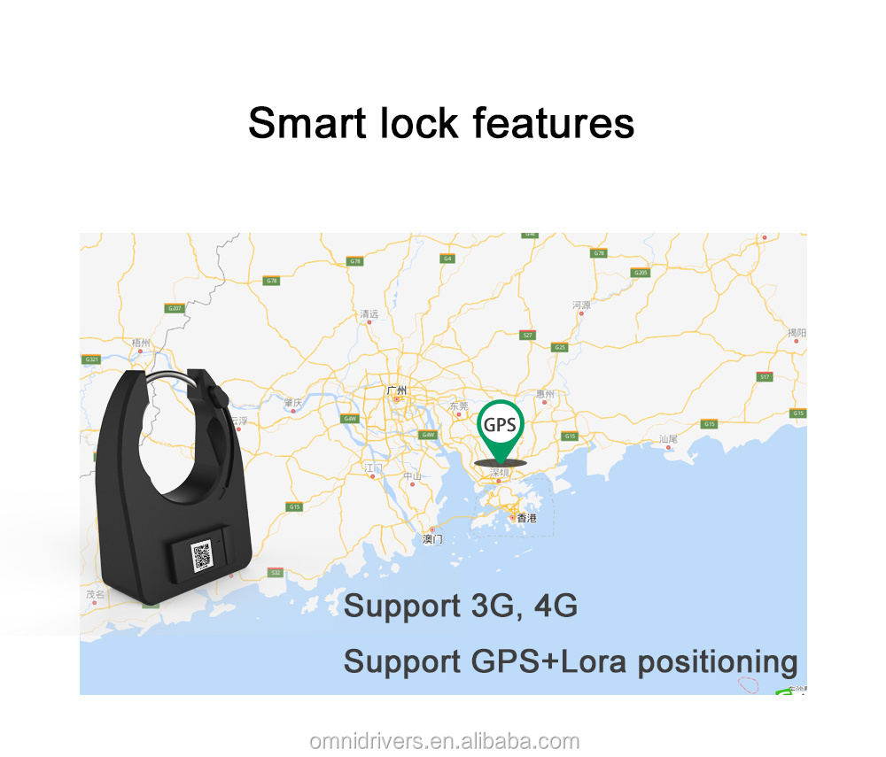 OMNI Cheaper GPS Tracking Device IP67 Smart Lock