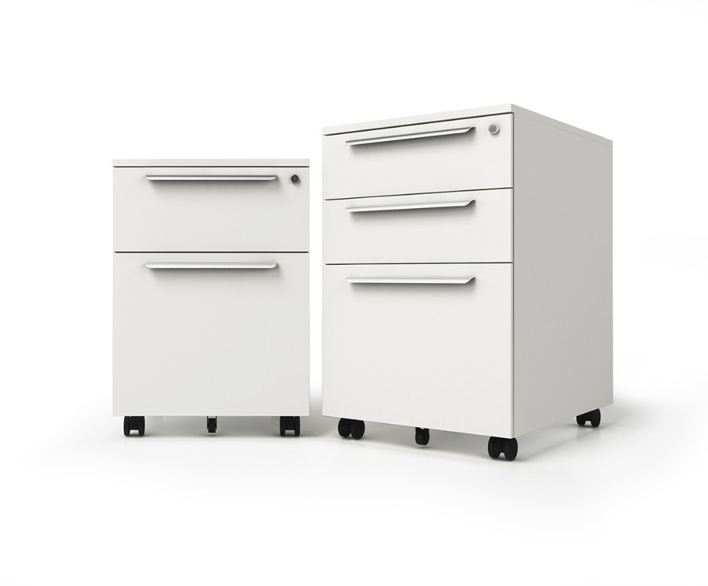 Office mobile pedestal filing small movable steel cabinet for document storage