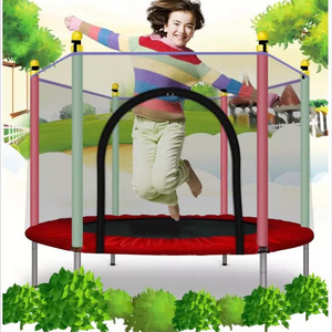 Low Price 16ft Fitness Indoor Children's Round Trampoline With Tent/Roof