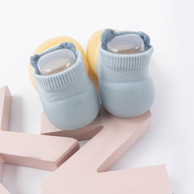 Comfortable Toddler Infant Rubber Kids Cute Anti-Slip Baby Soft Newborn Socks Knitted Shoes