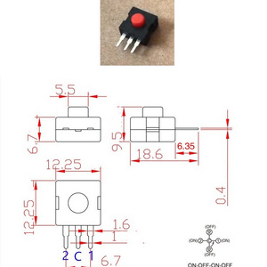 XKC-ZS1212-22HF Push Button Switch miniature tactile switch mini button