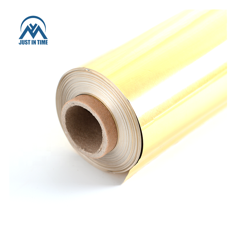 Paper Packaging Household Aluminium Foil Roll Food Grade 8011 Aluminum Foil 45cm Gold Color Customize Soft Printed Free Offer