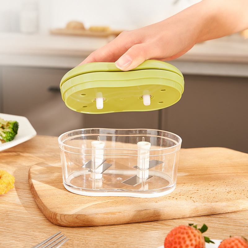 Best Seller Manual Pepper Pull Chopper Mini Food Cutter Kitchen Gadgets Vegetable Pull Onion Chopper Garlic Chopper