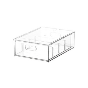 Storage box kitchen fruit and vegetable classification fresh-keeping box transparent pull-out food refrigerator storage box