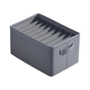 Hot selling clothes separated storage and sorting box thickened and divided storage box underwear box