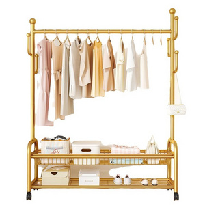 Hot selling floor to ceiling clothes rack home bedroom clothes rack storage rack