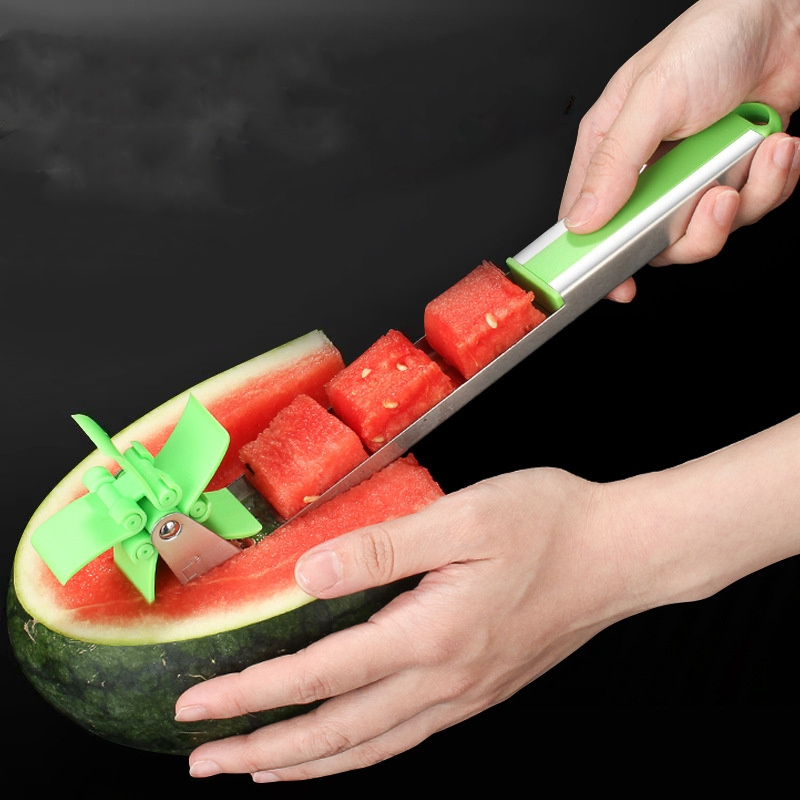 Hot selling 304 stainless steel watermelon slicer household multifunctional fruit slicing tool