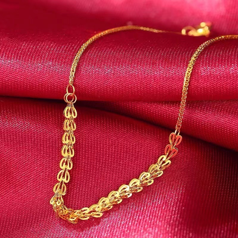 Au750 18k Pure Gold Bracelet Gold Jewelry 18k Real Gold for Men and Women for Wedding Party Engagement