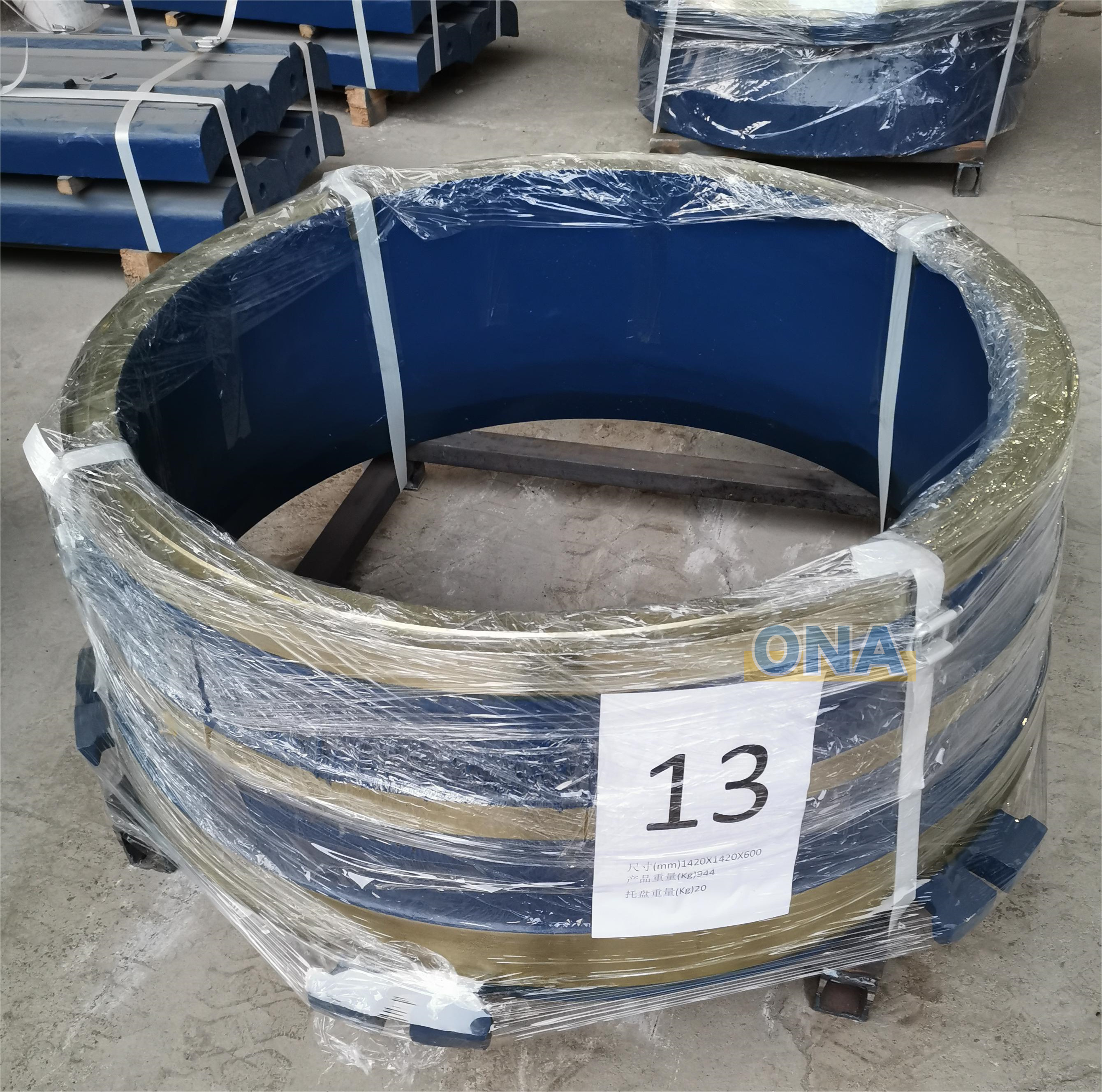 Cone Crusher Spare Wear Parts Concave Mantle Bowl Liner Cone Crusher Spare Parts