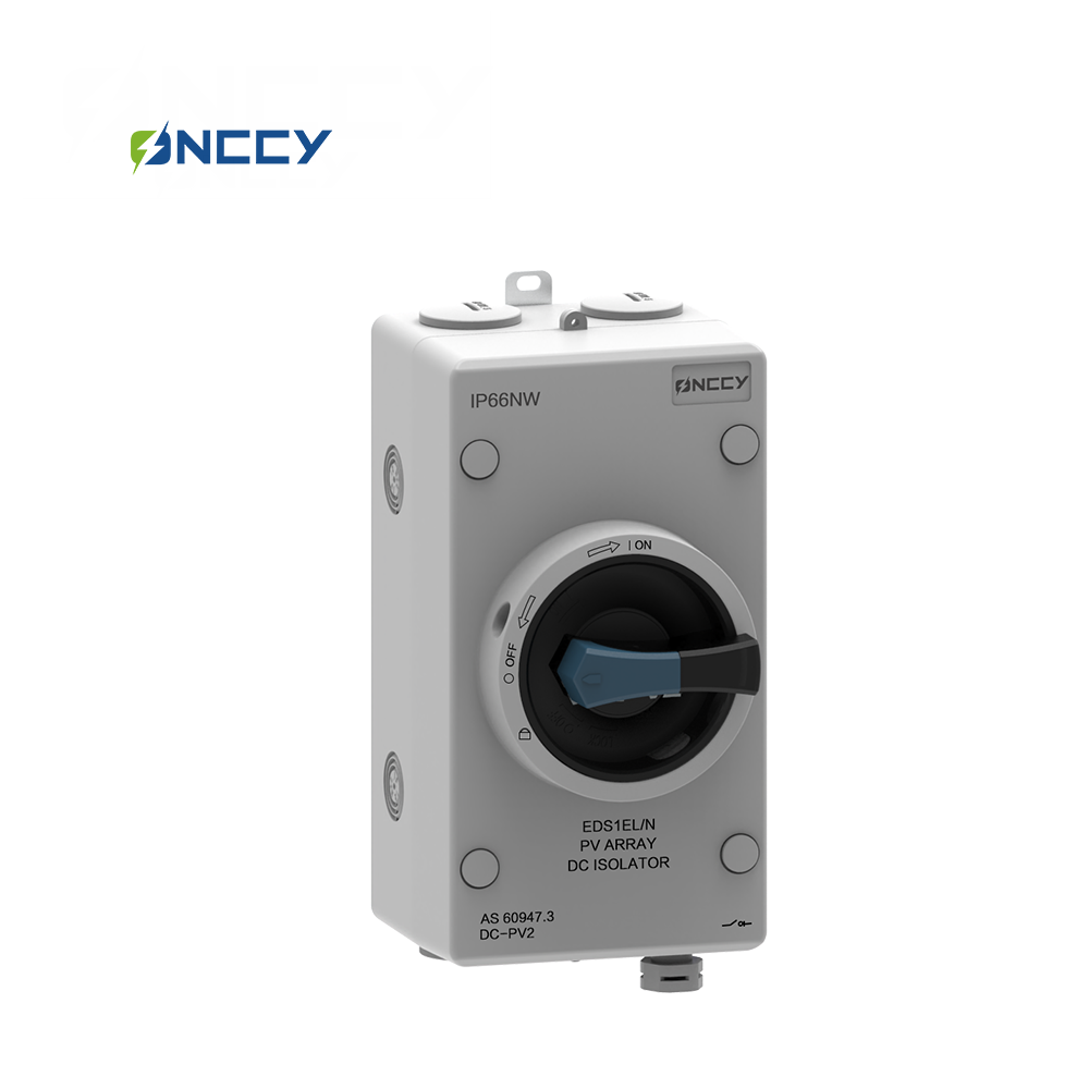 Enclosure DC Isolator Switch Disconnector Waterproof Box Lockable Aluminum box Inverter Breaker DC Isolator Switch