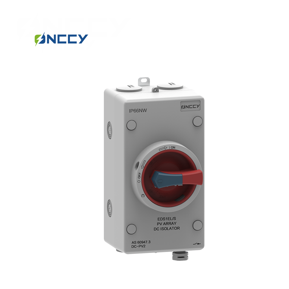 Enclosure DC Isolator Switch Disconnector Waterproof Box Lockable Aluminum box Inverter Breaker DC Isolator Switch