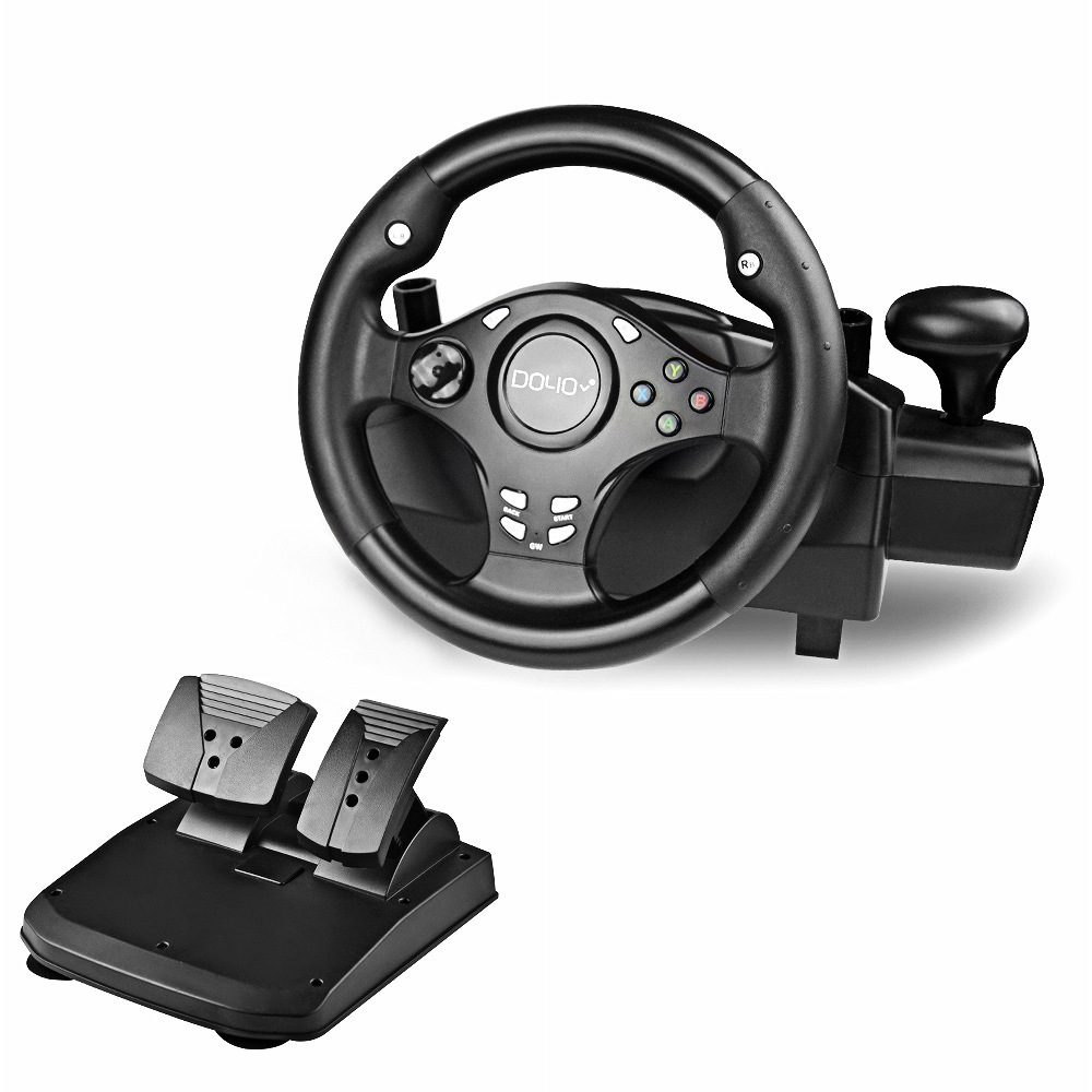 7 in1 Car Driving Force Gaming Stand Volante Para Set Game Steering Wheel Racing for PC TV