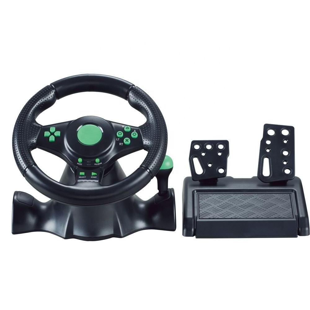 Support Volant Pour Wheels Control Joystick Video Game Racing Simulator Car Driving Steering Wheel and Pedals