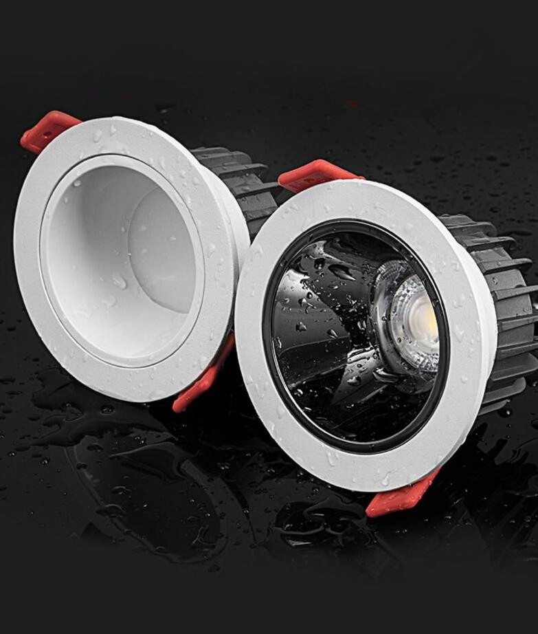 Outdoor Lighting 15W Ip65 Round Recessed Surface Wall Mounted Lamp Ceiling Cob Led Down Light Downlight