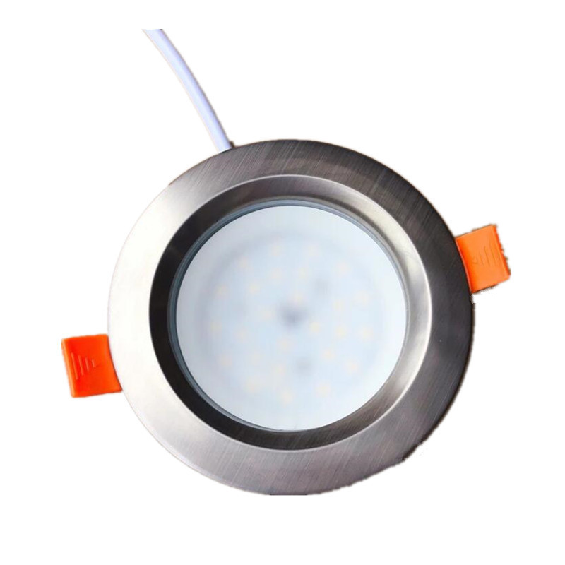 Stainless Steel Cover LED Spot light IP65 Waterproof LED Downlight Fire prevention for Bathroom LED Ceiling Lamp