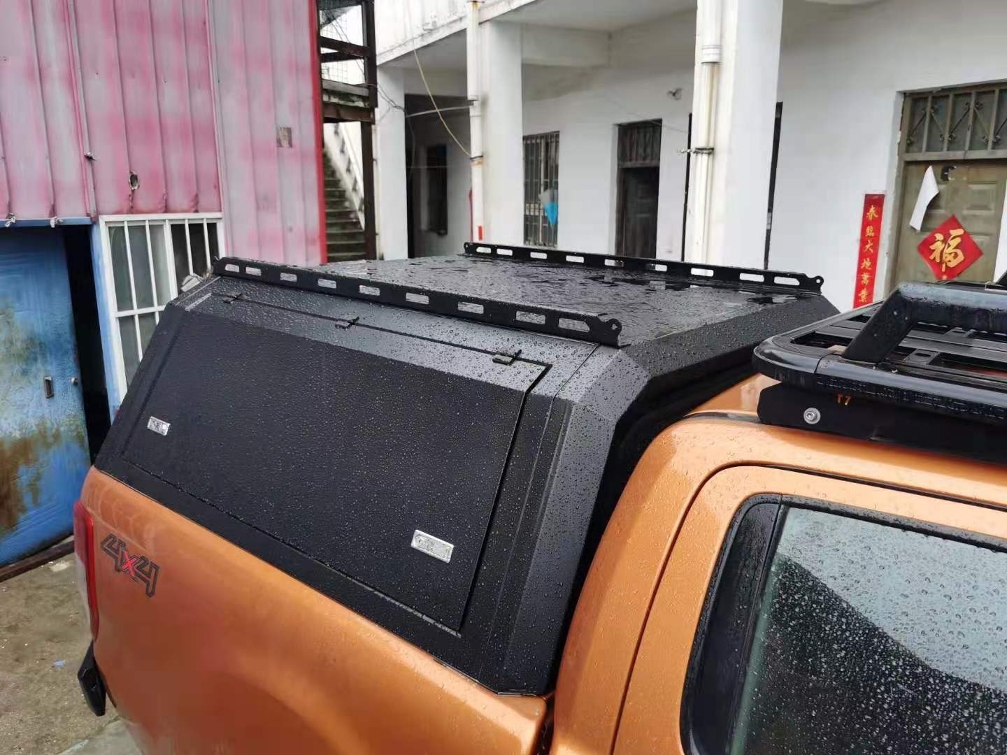 Custom Car Accessories Truck Cover Canopy Camper Pickup Back Cover Truck Canopy For Toyota hilux steel canopy