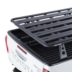 new Style aluminum Basket Roof Rack and Roll Bar for Toyota Hilux and Revo Pickup