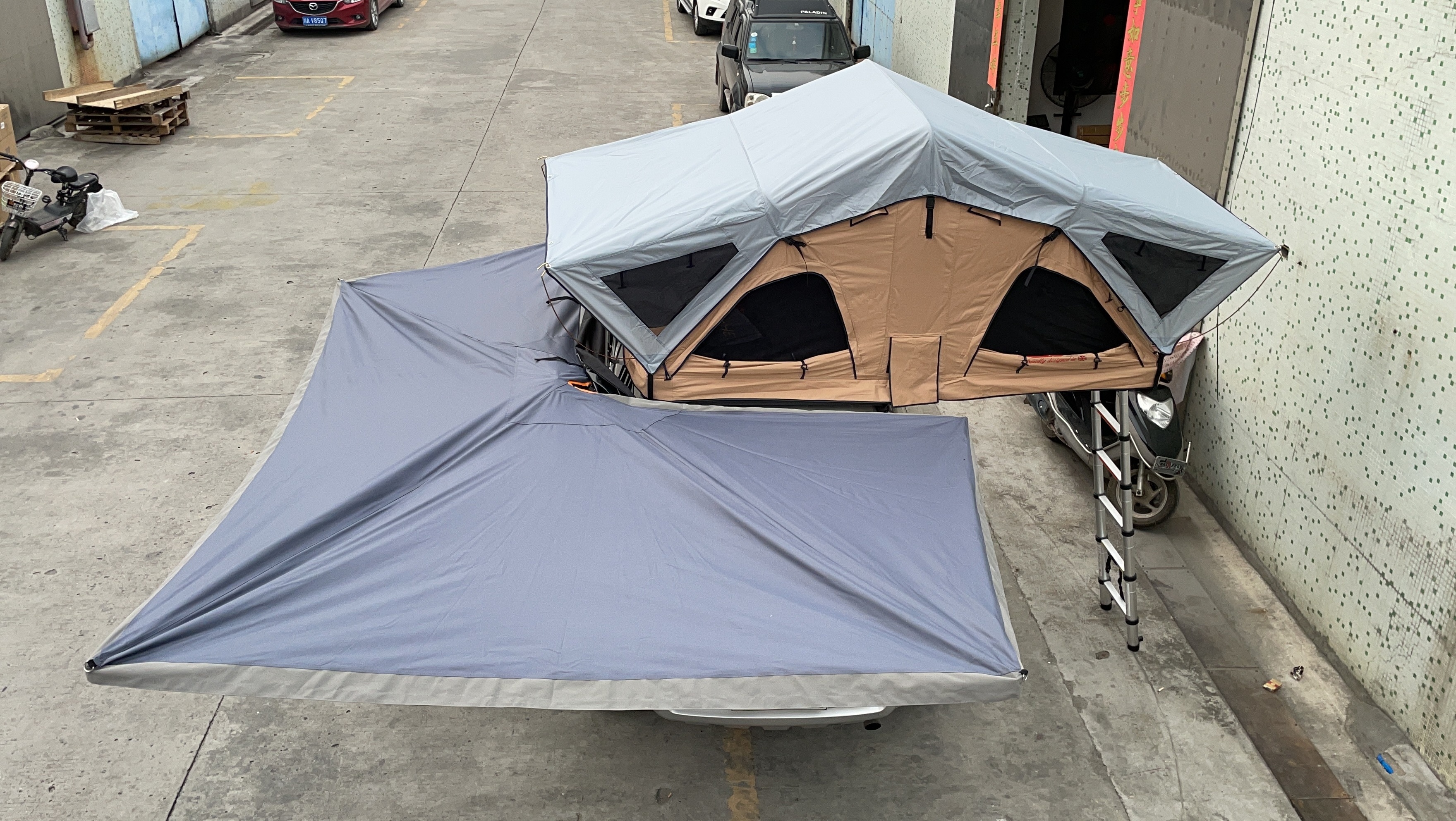 Top sponsor listing Best roof top tent vehicle side awning car trailer roof top tent 2-4 person tent