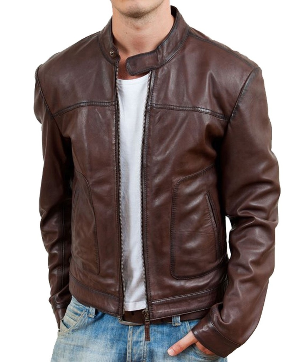 Men's Leather Jacket High Quality Fashion Design Leather Jacket Motorcycle Leather Jacket For Men