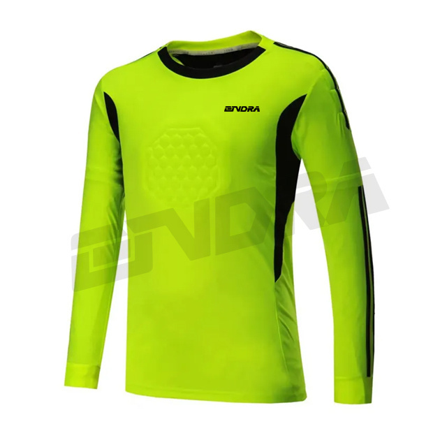 2023 Neon green Goalkeeper jersey for soccer football goal keeper uniforms goalie jerseys set