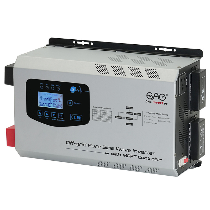 inverter 3kw 4kw 5kw 6kw  24v 48v dc to ac 220v 230v 240v off grid pure sine wave solar inverter