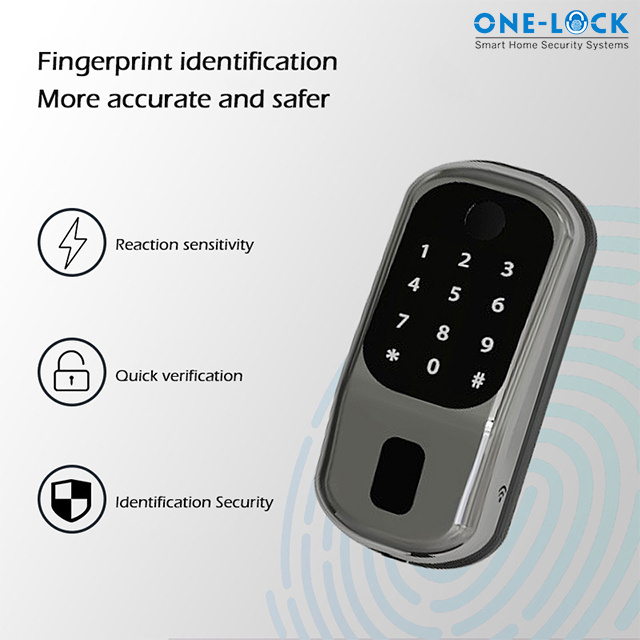 Ble Fingerprint card Code Key with App Tuya Combination Gate Lock Smart Door Lock