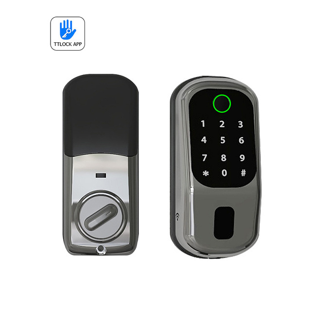 Ble Fingerprint card Code Key with App Tuya Combination Gate Lock Smart Door Lock