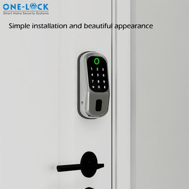 Ble Fingerprint card Code Key with App Tuya Combination Gate Lock Smart Door Lock