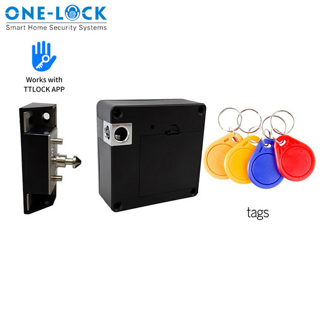 TTlock Home Office Private Locker Drawer RFID card Invisible Hidden Rfid Cabinet Lock