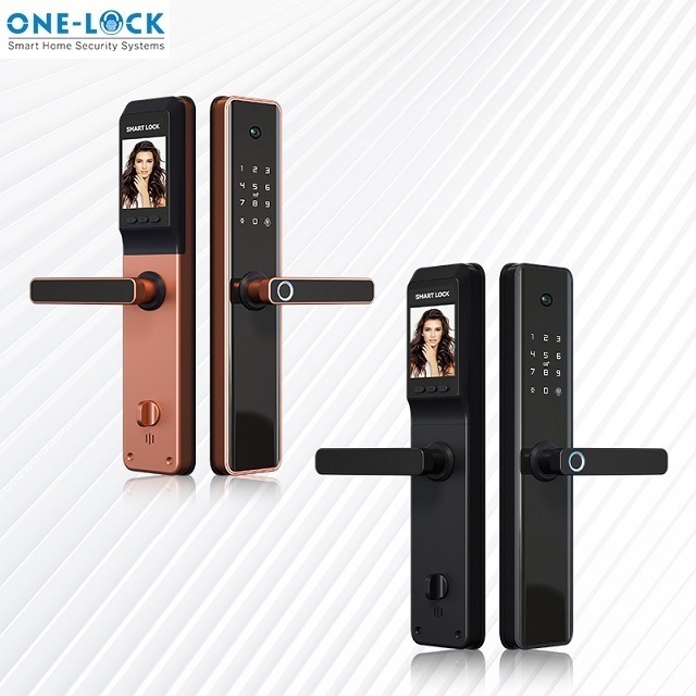 Automatic Intelligent Wireless Digital fingerprint door lock tuya Smart Door Lock with Camera