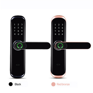 2021 sells courtyard gate double sided fingerprint door lock electronic smart lock for grille door