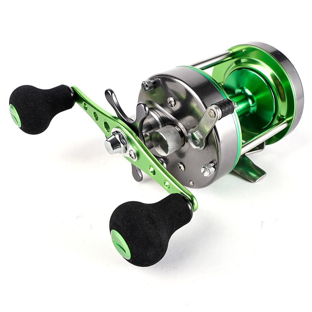 Kishimoto Big Game Trolling Reel Left Hand Round Bait Casting Fishing Reel Saltwater Jigging Reels