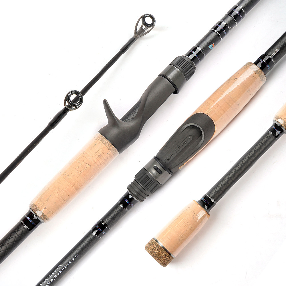 Hyperion 7'0'' Freshwater Bass Fishing Rod Guides Fuji Japan Blank Carbon Fiber Fishing Rods