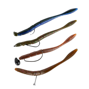 Kishimoto Silicone Shad Finesse Stick Worm Wobblers Swimbait Straight Tail Freshwater Bass Rubber Soft Bait