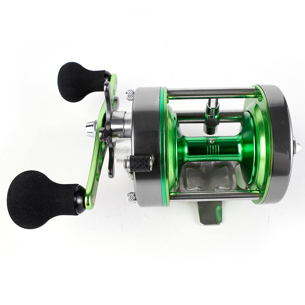 Kishimoto Big Game Trolling Reel Left Hand Round Bait Casting Fishing Reel Saltwater Jigging Reels