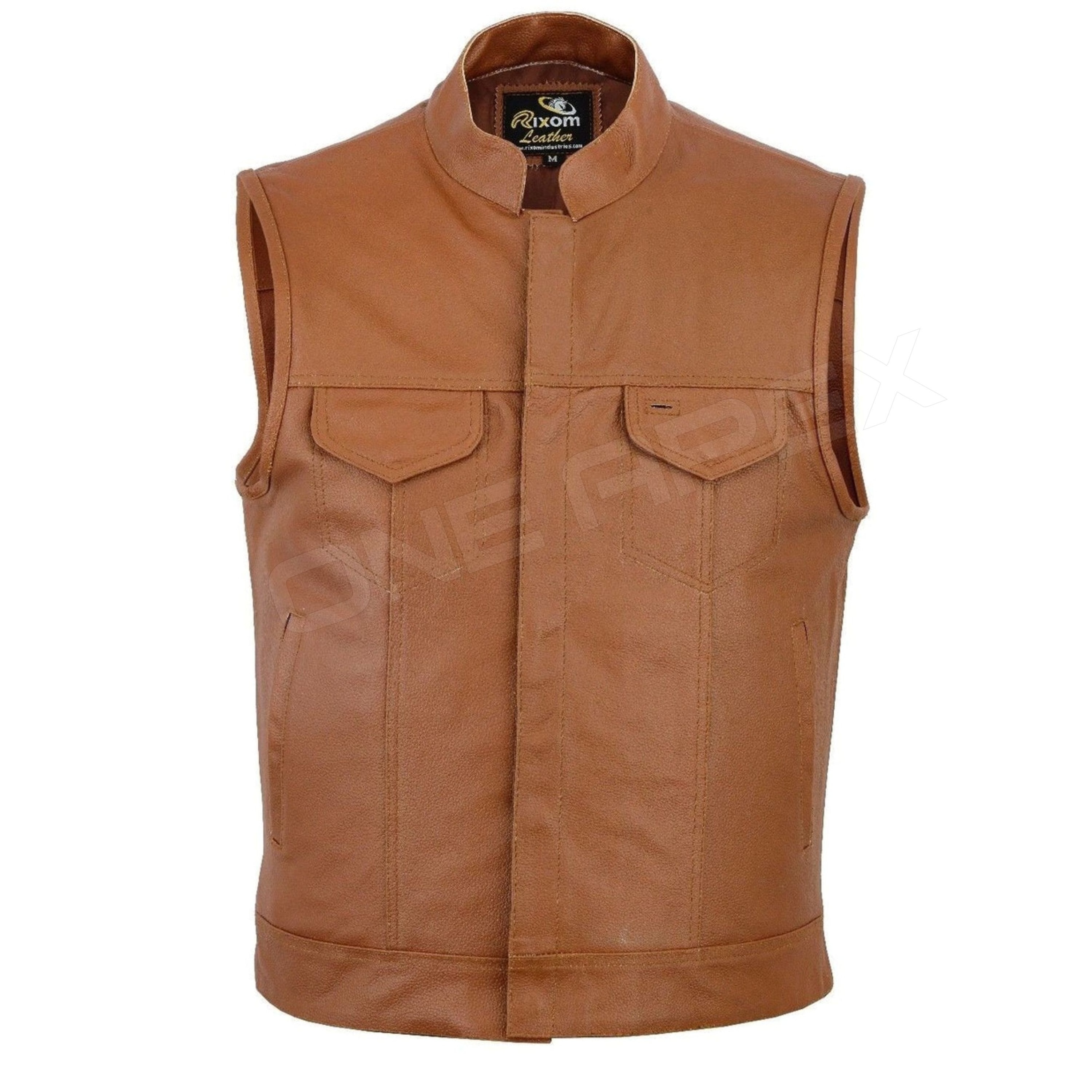 Genuine Leather Biker Motorcycle Handcrafted Leather Vest Customized Logo Leather Vest Gilet Winter Jacket For Men 2022